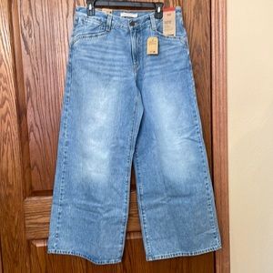 NWT Levi baggy wide leg jeans